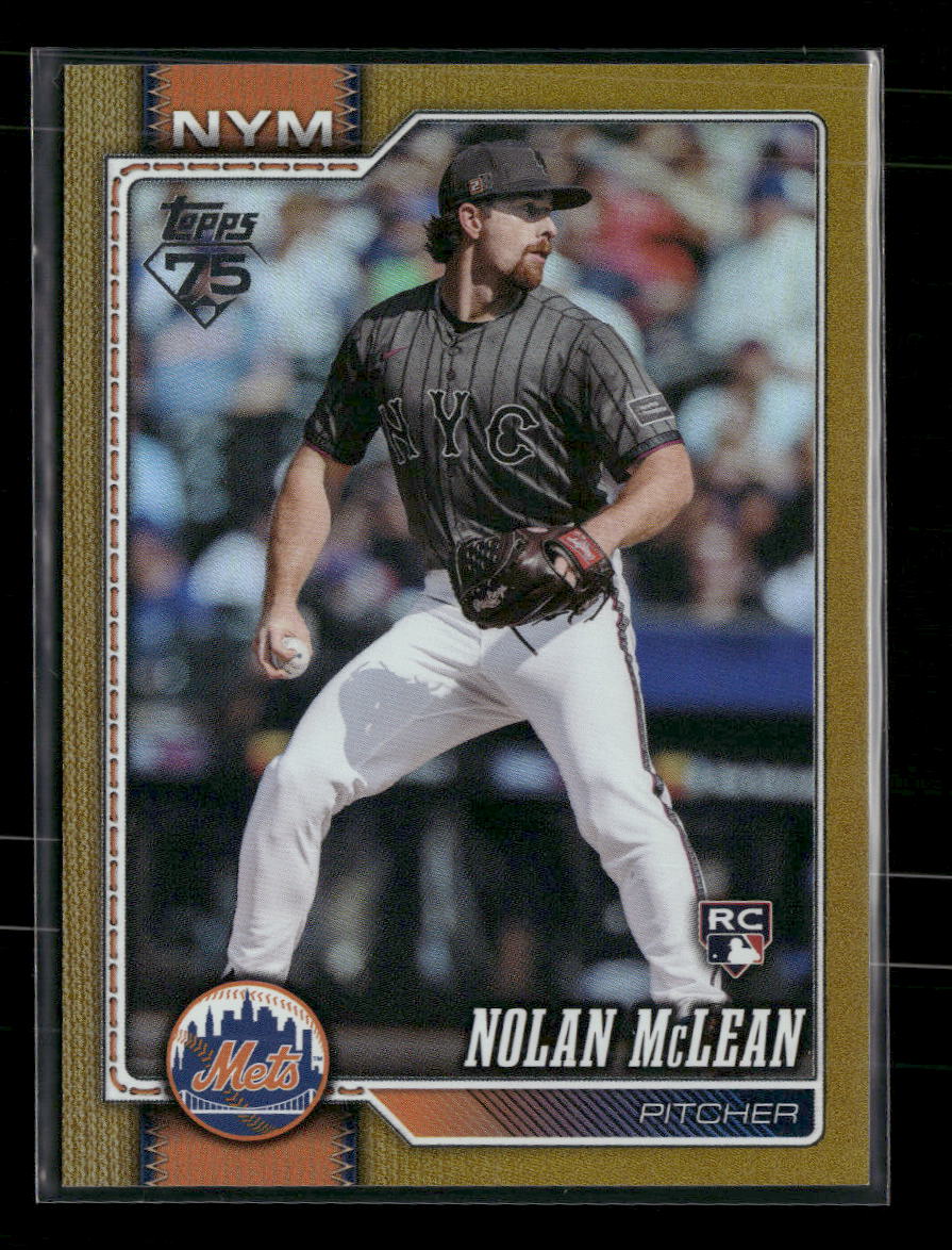 2026 Topps Gold Holo Foil Nolan McLean #/50 #214 - Golden Apple Comics