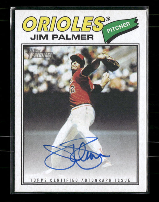 2026 Topps Heritage Real One Autographs Jim Palmer Auto #77RO-JP - Golden Apple Comics