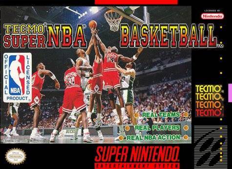 Tecmo Super NBA Basketball With Box (Super Nintendo)