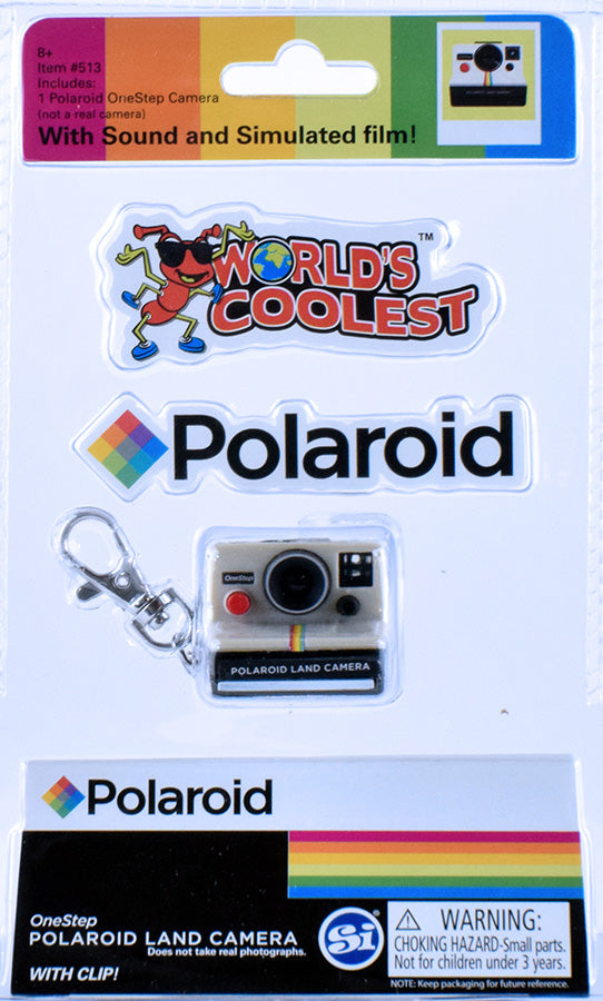 World's Smallest: Polaroid Camera Keychain