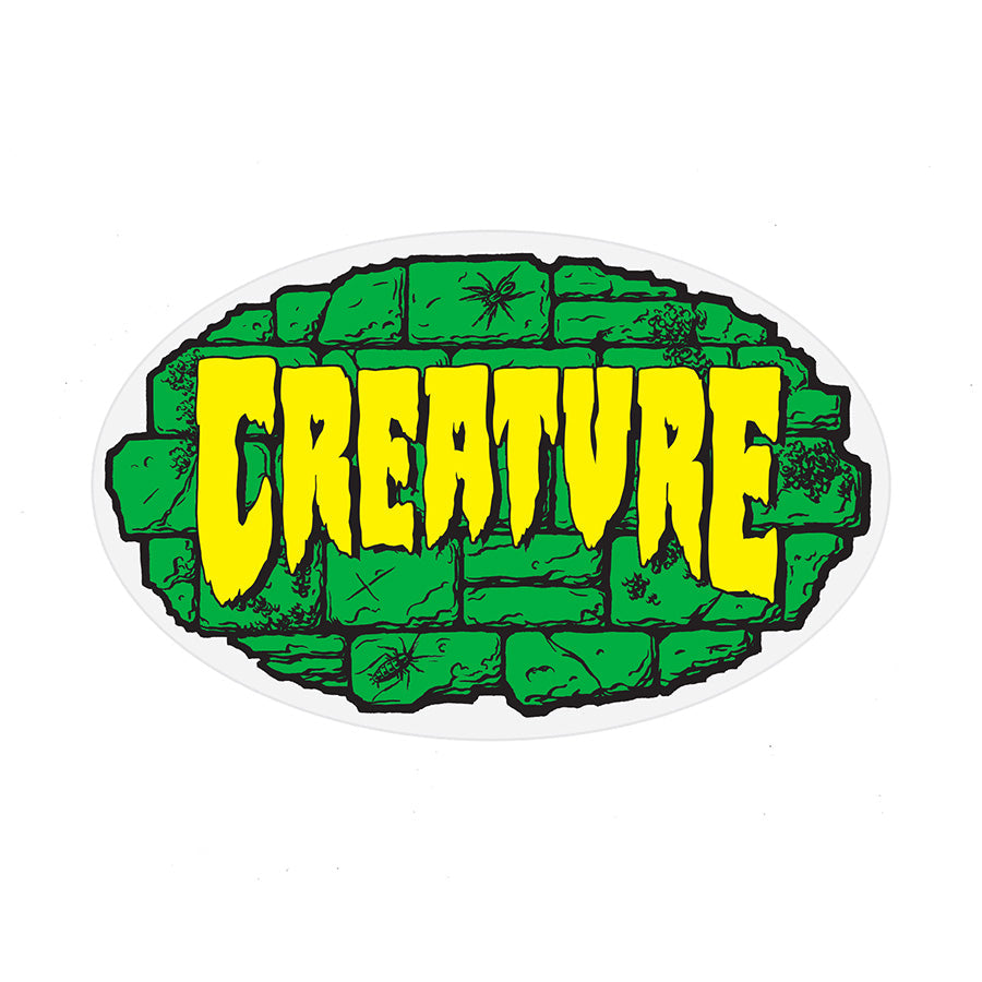 Creature Skateboards Crypt 4" Sticker