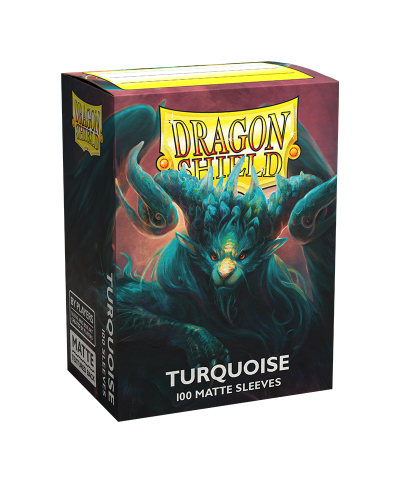 Dragon Shield: Standard 100ct Art Sleeves - Turquoise (Matte)
