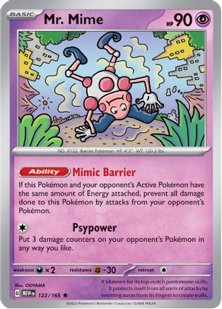 Mr. Mime 122/165 - SV Scarlet & Violet 151 Holofoil