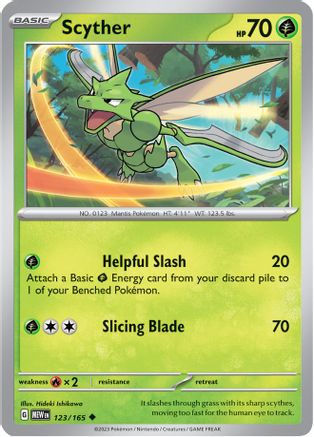 Scyther 123/165 - SV Scarlet & Violet 151 - Golden Apple Comics