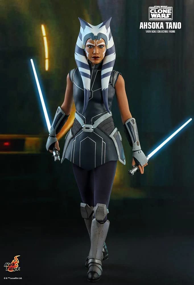 Star Wars Ahsoka Tano Clone Wars Hot Toys 1:6 Action Figure Disney Sid