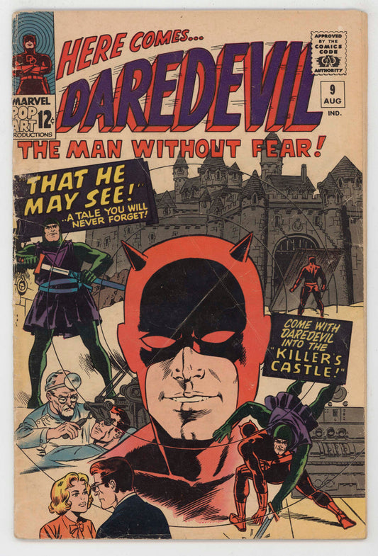 Daredevil 9 Marvel 1965 VG 1st Klaus Kruger Stan Lee Wally Wood