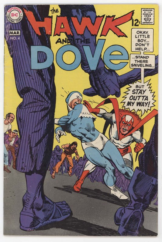 Hawk And The Dove 4 DC 1969 FN Gil Kane Steve Skeates