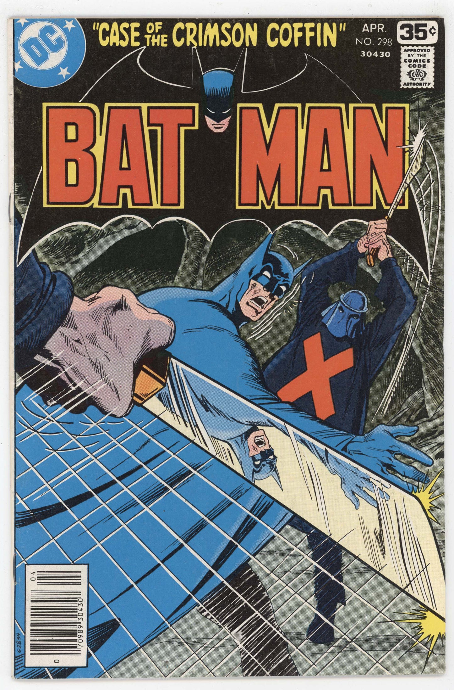 Batman 298 DC 1978 VF Jim Aparo Crimson Coffin Machete Assassins