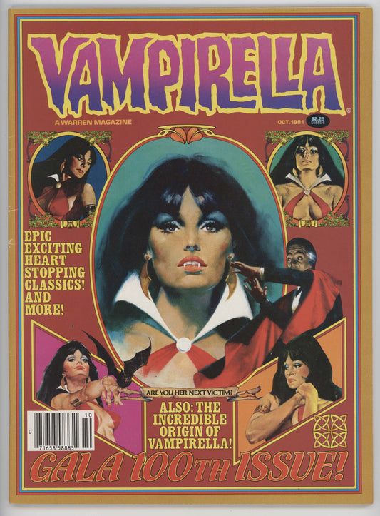Vampirella 100 Warren 1981 VF Jose Gonzalez GGA Magazine