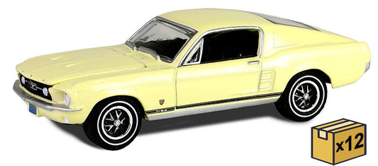 Greenlight 30504-CASE 1/64 Scale 1967 Ford Mustang Gt Fastback High Country Special