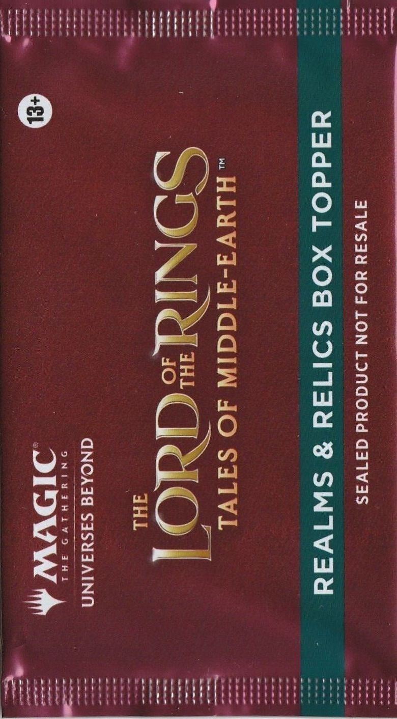 Universes Beyond: The Lord of the Rings: Tales of Middle-earth - Realms & Relics Box Topper Pack [LTR]