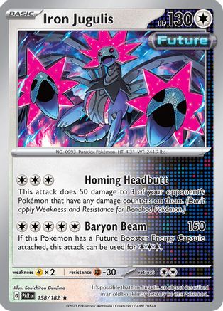 Iron Jugulis 158/182 - SV04 Paradox Rift Holofoil