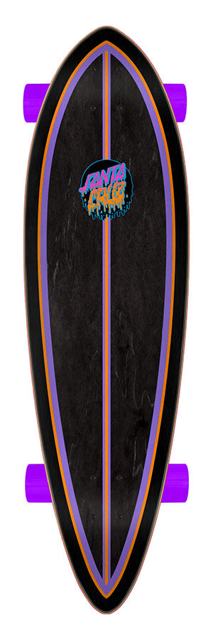 Santa Cruz Rad Dot Pintail Cruzer Complete Skateboard 9.2 x 33