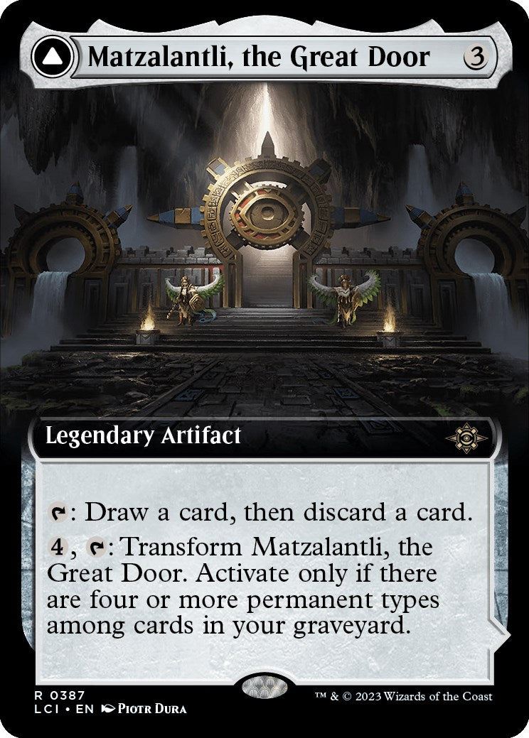 Matzalantli, the Great Door // The Core (LCI-387) - The Lost Caverns of Ixalan: (Extended Art) Foil