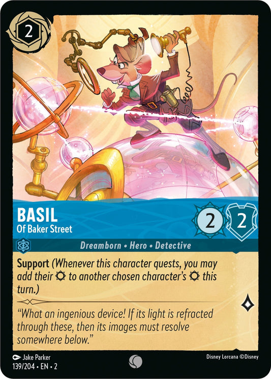 Basil - Of Baker Street (139/204) - Rise of the Floodborn Cold Foil
