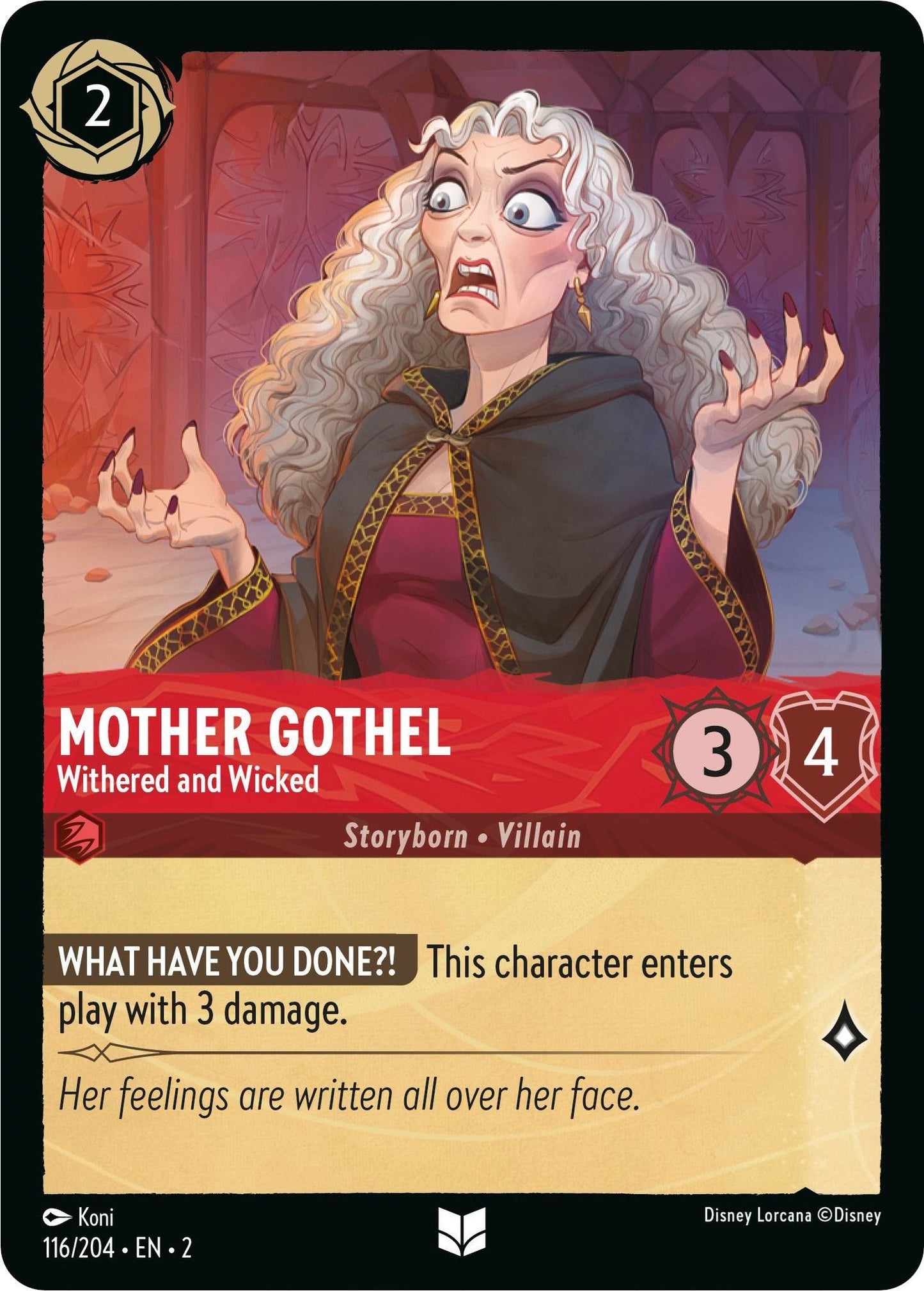 Mother Gothel - Withered and Wicked (116/204) - Rise of the Floodborn