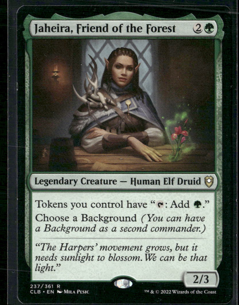 Commander Legends: Battle for Baldur's Gate Jaheira, Friend of the Forest #237 - Golden Apple Comics