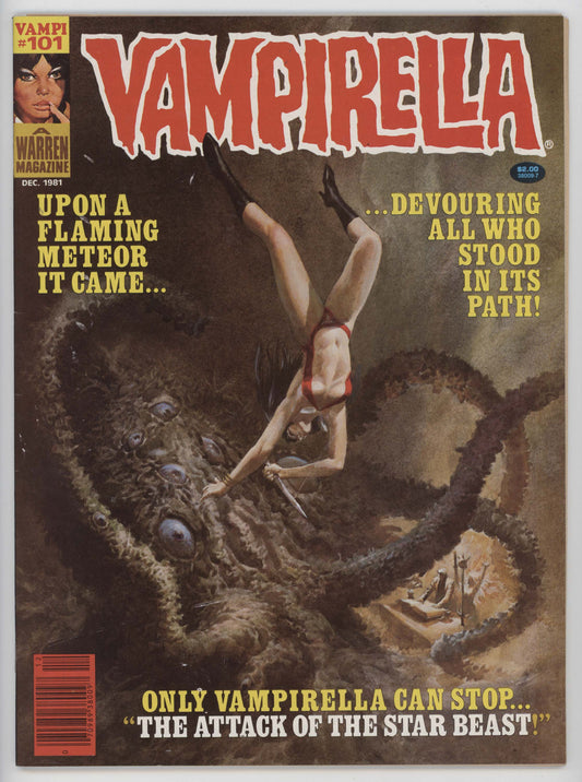 Vampirella 101 Warren 1981 FN VF Noly Panaligan GGA Magazine