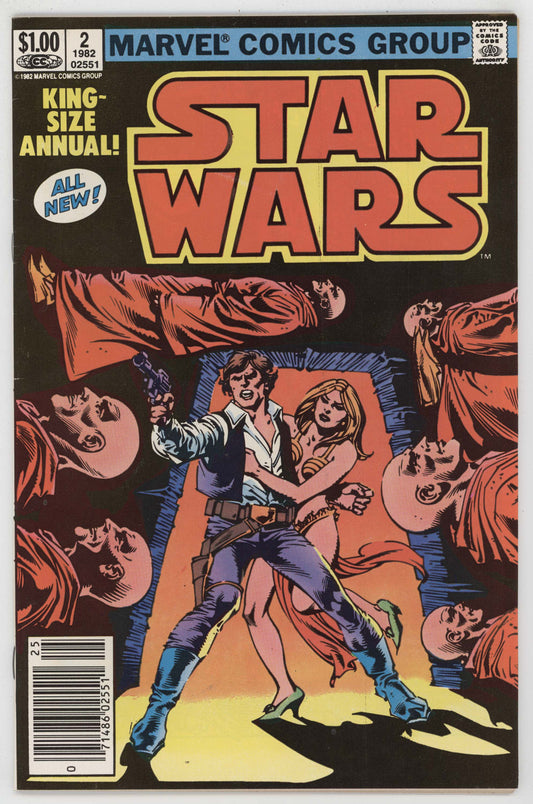 Star Wars Annual 2 Marvel 1982 NM- 9.2 Luke Skywalker Princes Leia Han Solo
