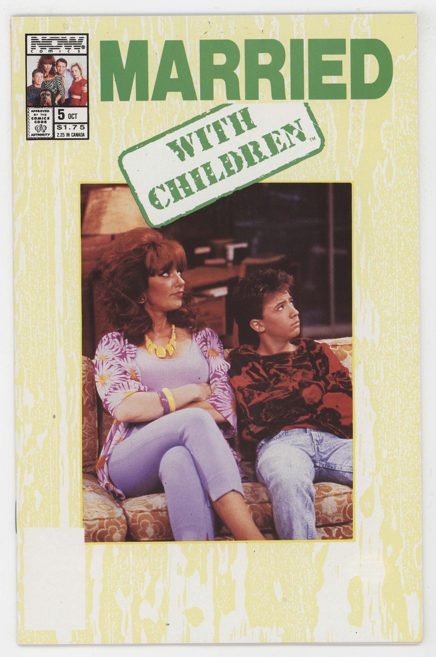 Married With Children 5 Now 1990 NM+ 9.6 Peggy Bud Bundy Photo Cover