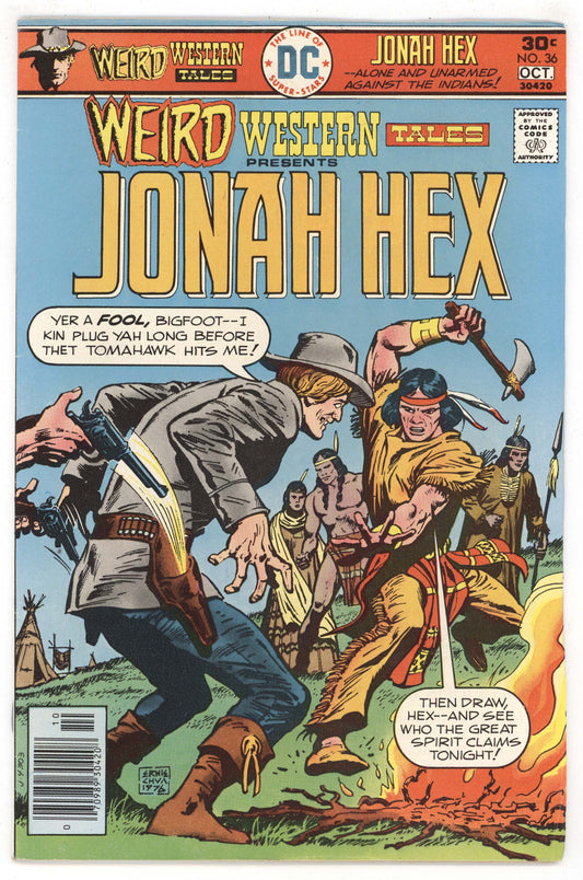 Weird Western Tales 36 DC 1976 FN VF Ernie Chan Jonah Hex