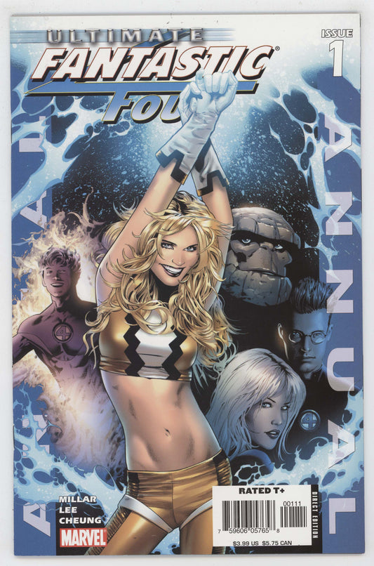 Ultimate Fantastic Four Annual 1 Marvel 2005 NM Greg Land Mark Millar GGA