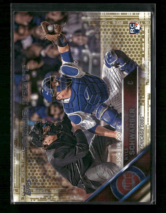 2016 Topps Update Gold Kyle Schwarber #/2016 #US138 - Golden Apple Comics