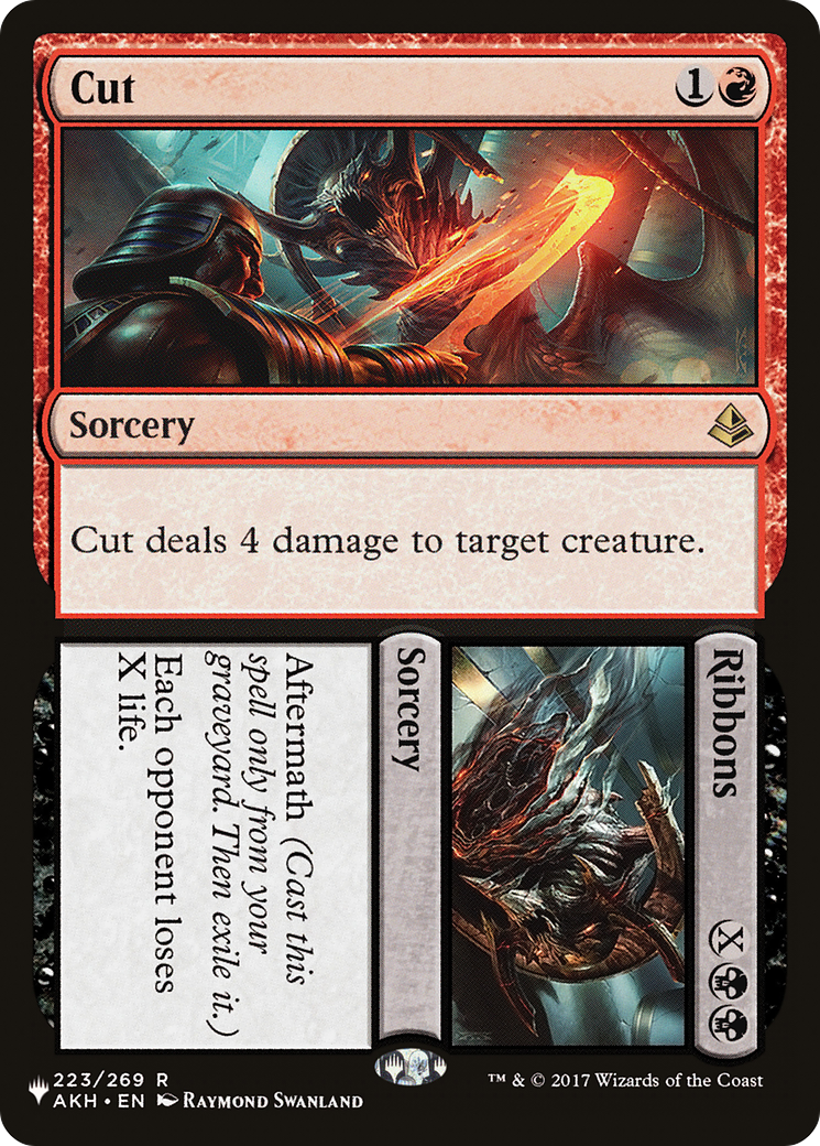 Cut // Ribbons (LIST-AKH-223) - The List