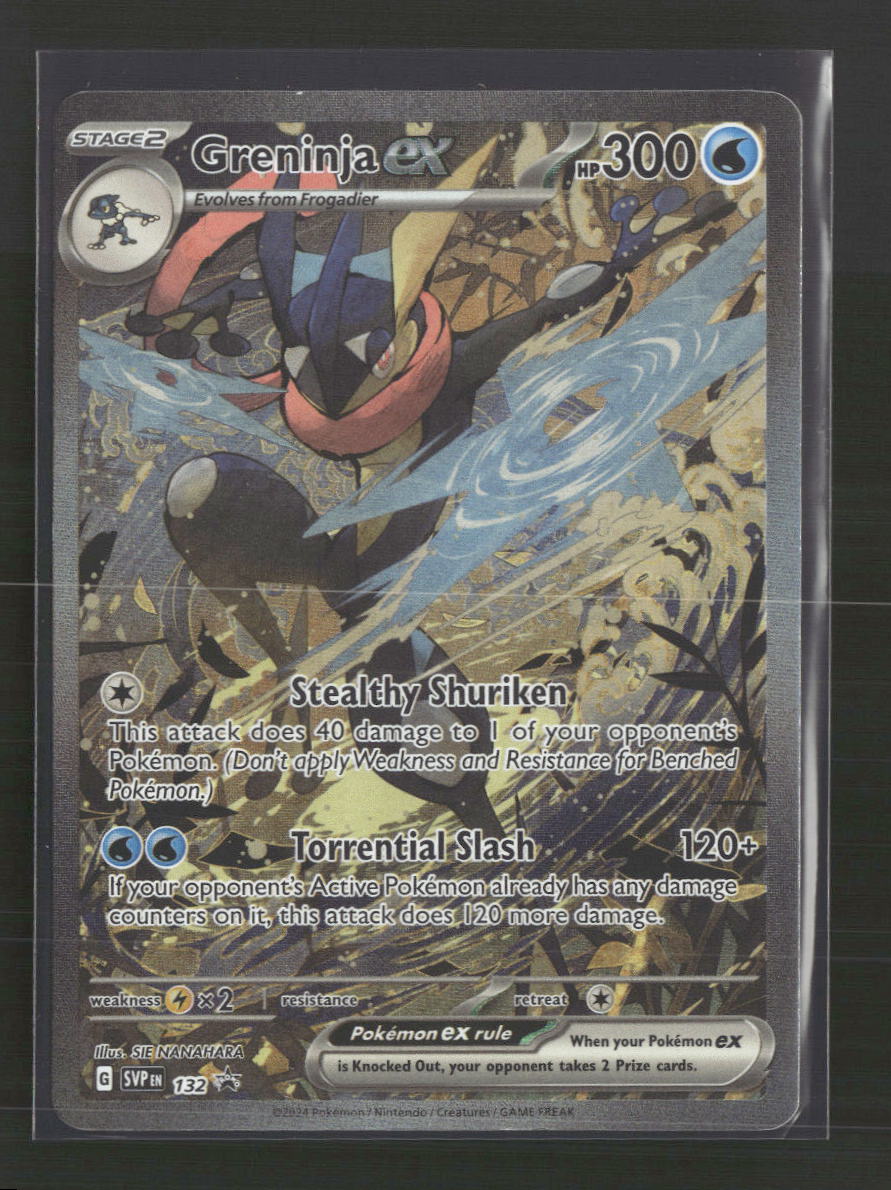 SV: Scarlet & Violet Promo Cards Greninja ex #132 - Golden Apple Comics