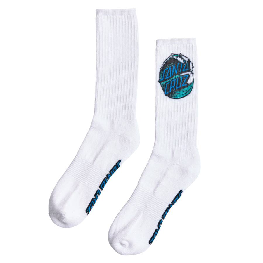 Santa Cruz Wave Dot  Mens Crew Socks