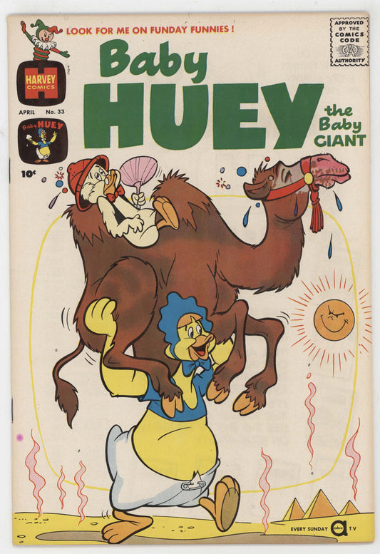 Baby Huey The Baby Giant 33 Harvey 1961 VF Marty Taras Camel
