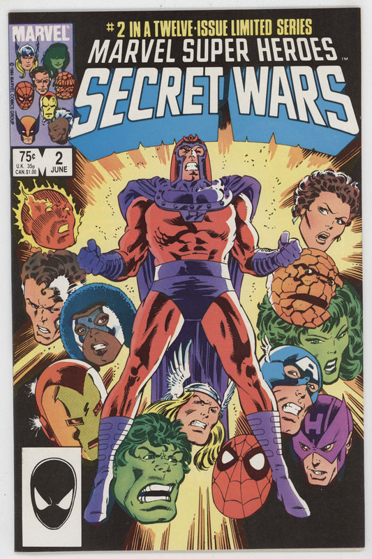 Marvel Super Heroes Secret Wars 2 1984 NM- 9.2 Avengers Spider-Man Magneto