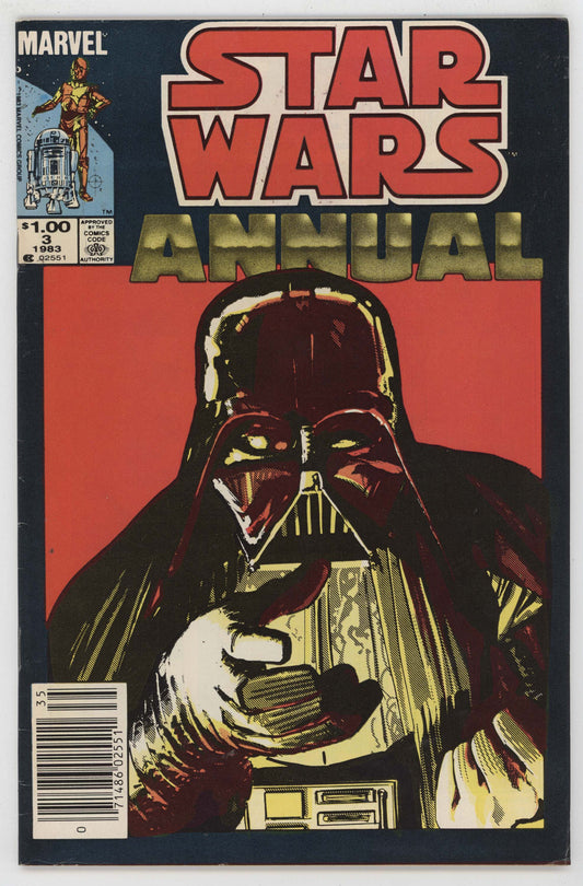 Star Wars Annual 3 Marvel 1983 FN VF Luke Skywalker Princes Leia Darth Vader