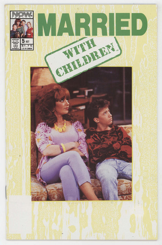 Married With Children 5 Now 1990 NM Peggy Bud Bundy Photo Cover