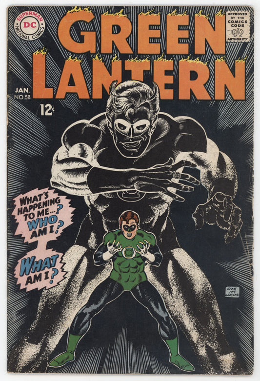 Green Lantern 58 DC 1967 VG FN Gil Kane Gardner Fox 1st Eve Doremus