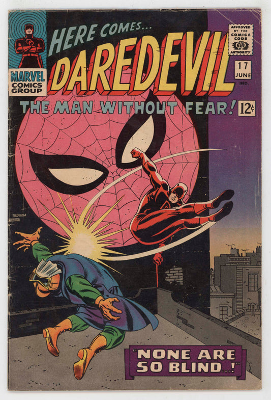 Daredevil 17 Marvel 1966 FN Stan Lee John Romita Spider-Man