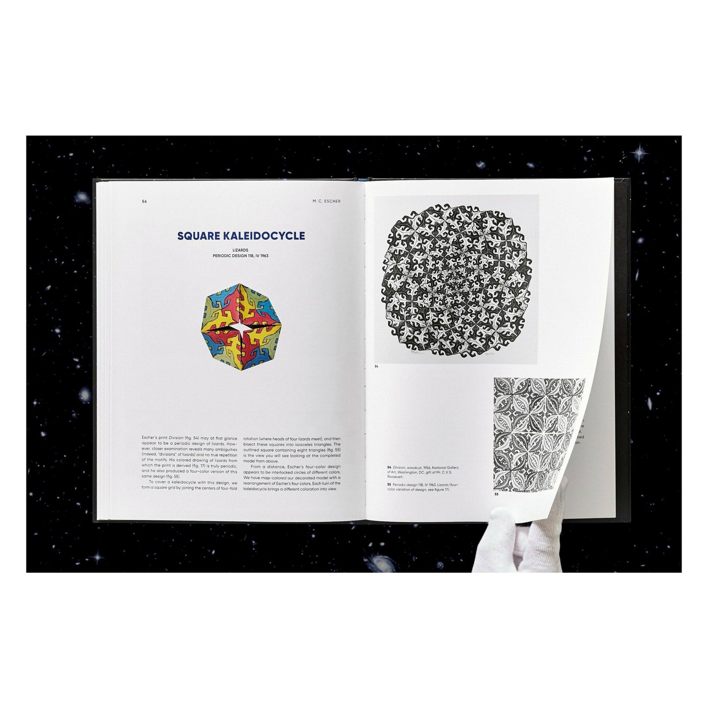 M.C. Escher. Kaleidocycles (English)