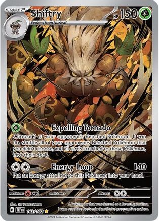 Shiftry 163/162 - SV05 Temporal Forces Holofoil