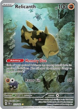Relicanth 173/162 - SV05 Temporal Forces Holofoil