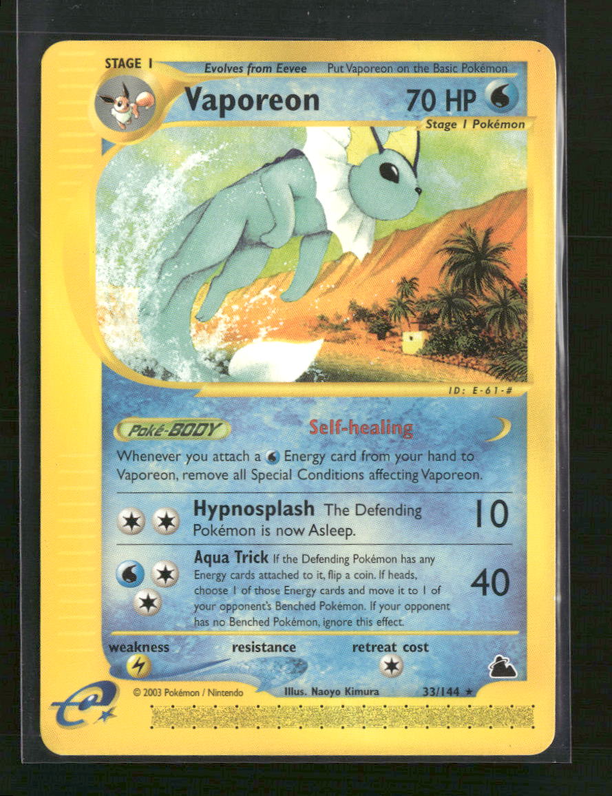 Skyridge Vaporeon #033/144 - Golden Apple Comics