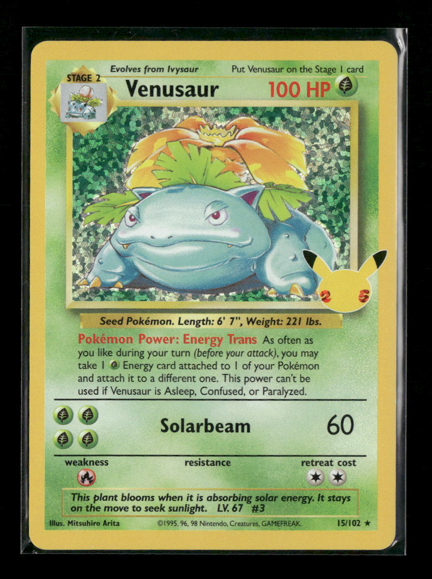 Celebrations: Classic Collection Venusaur #15/102 - Golden Apple Comics