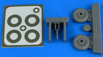 Aires 4819 1/48 Macchi Mc202 Late Wheels & Paint Masks For HSG & EDU