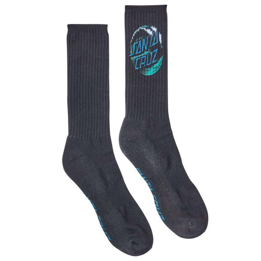 Santa Cruz Wave Dot  Mens Crew Socks