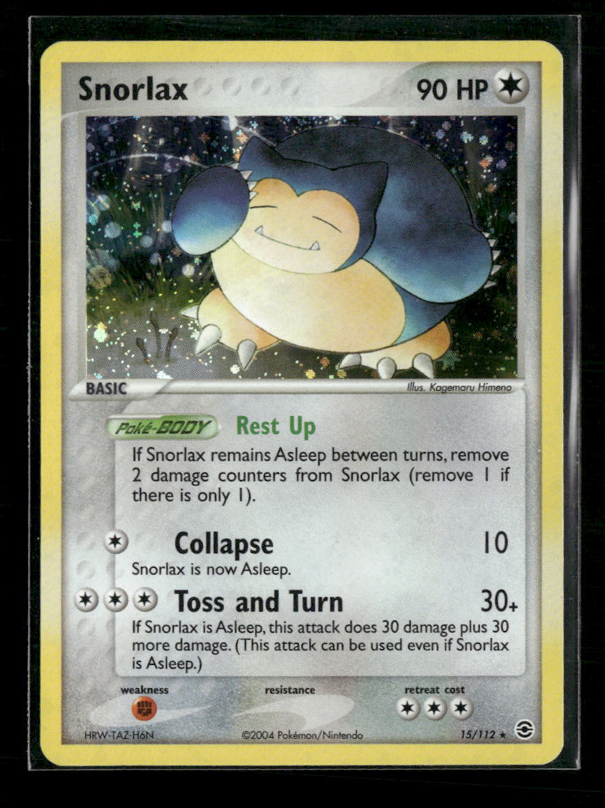 FireRed & LeafGreen Snorlax #15/112 - Golden Apple Comics