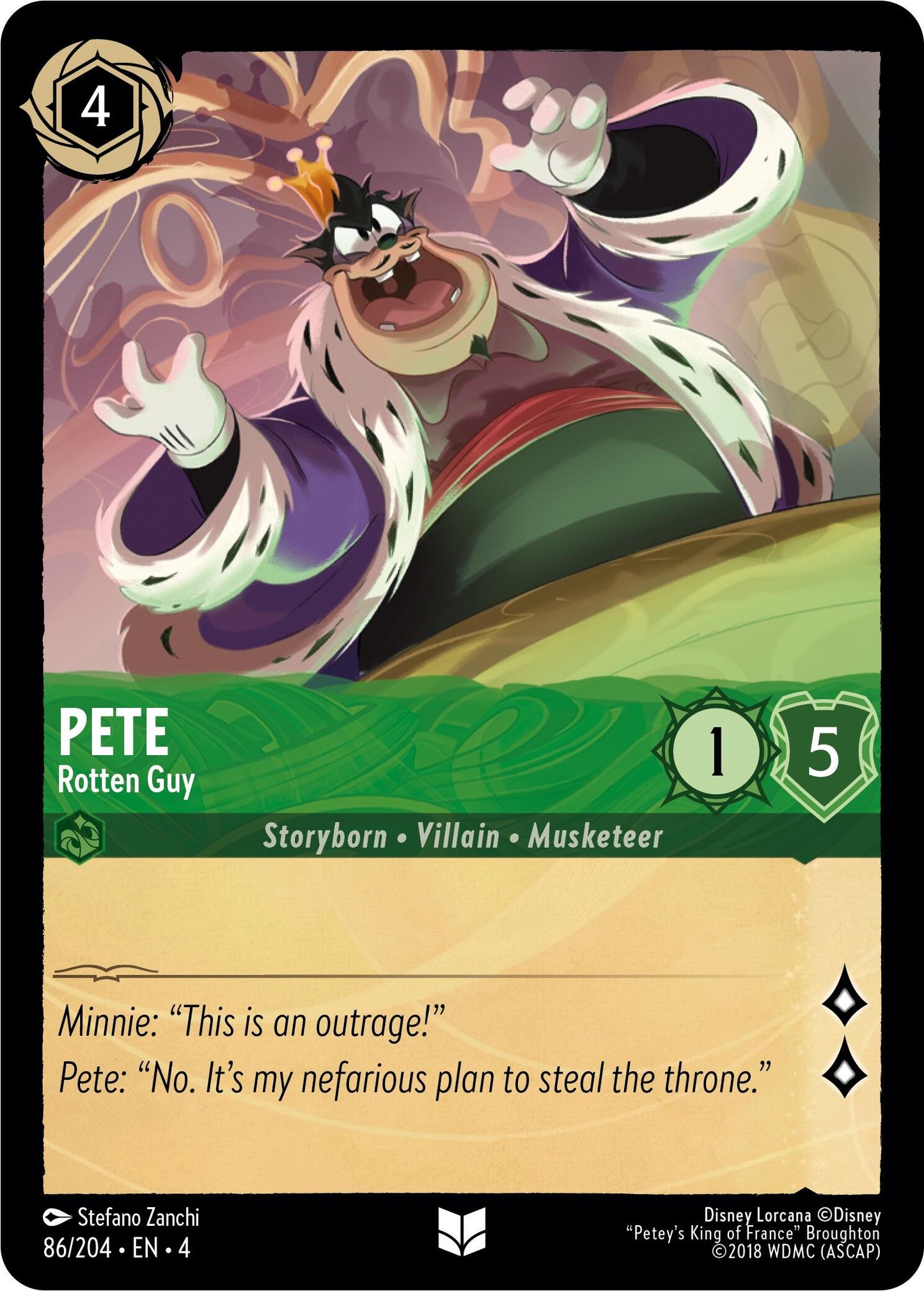 Pete - Rotten Guy (86/204) - Ursulas Return Cold Foil