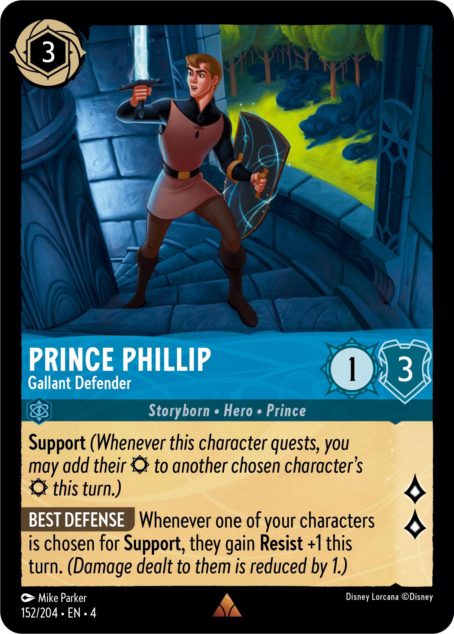 Prince Phillip - Gallant Defender (152/204) - Ursulas Return - Golden Apple Comics