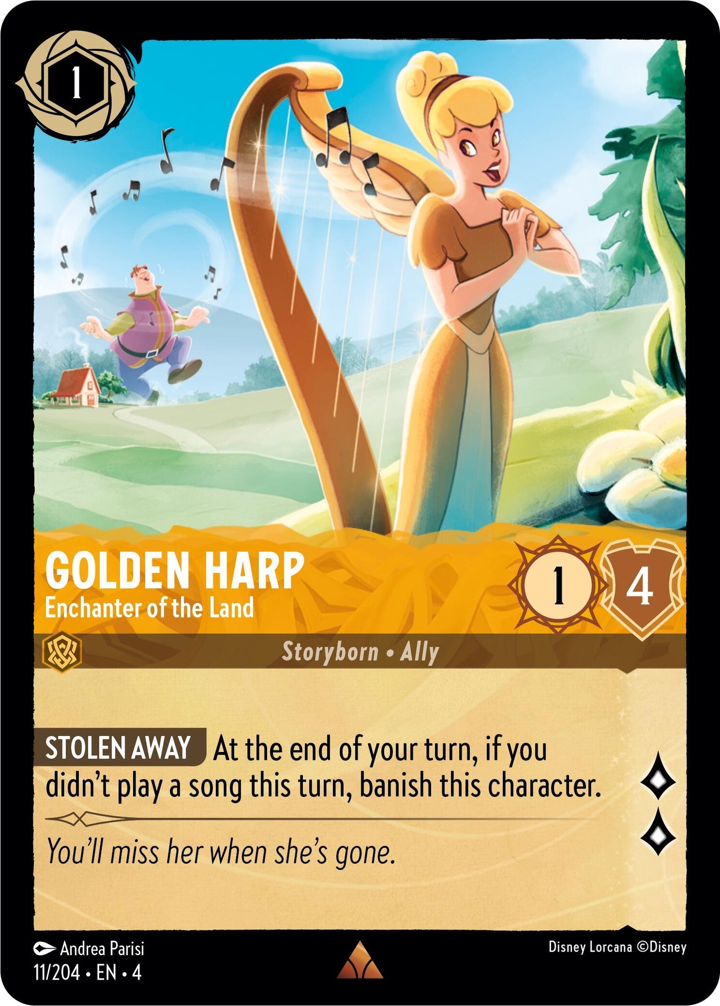 Golden Harp - Enchanter of the Land (11/204) - Ursulas Return