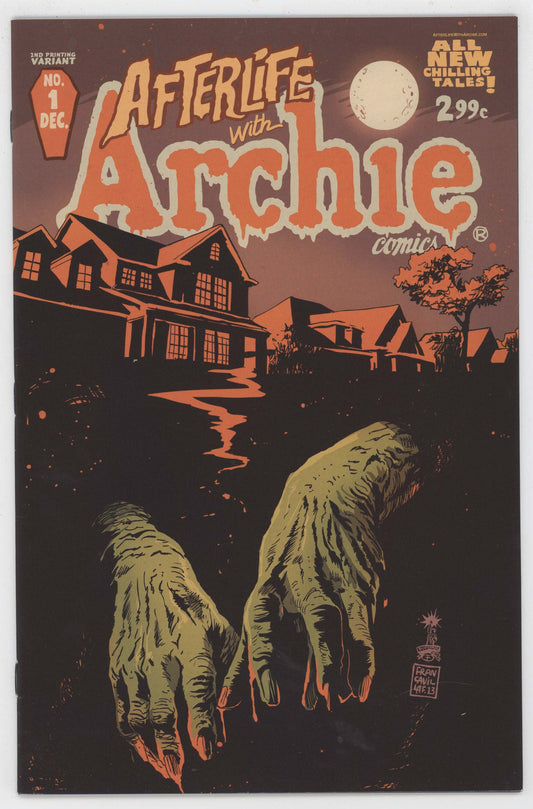 Afterlife With Archie 1 2013 VF 2nd Print Francesco Francavilla Variant