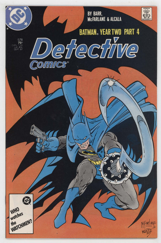 Batman Detective Comics 578 DC 1987 NM Year Two Todd McFarlane Mike Barr