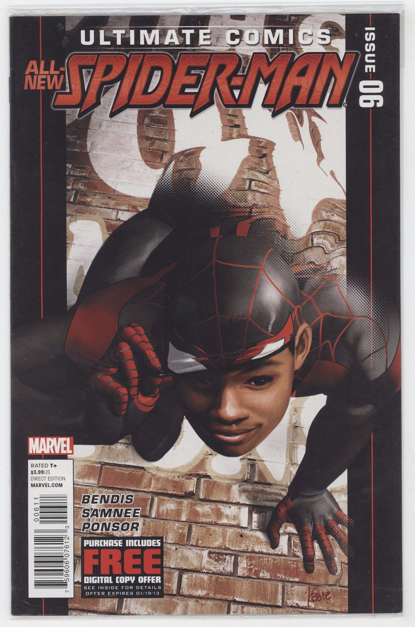 Ultimate Comics All New Spider-Man 6 Marvel 2012 NM Kaare Andrews Miles Morales